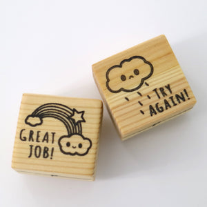 Teacher Stamps - Cloud and Rainbow