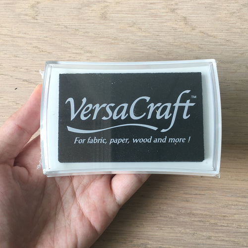 Fabric Ink Pad Versacraft Real Black