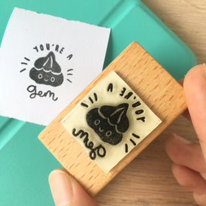 Limited Edition: You're a Gem Rubber Stamp