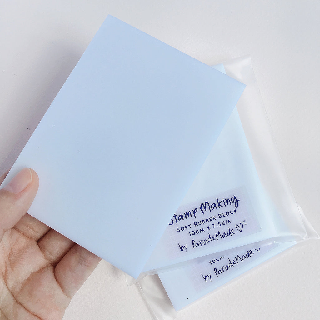 Soft Rubber Block for Stamp Carving *Now comes with tracing paper ...