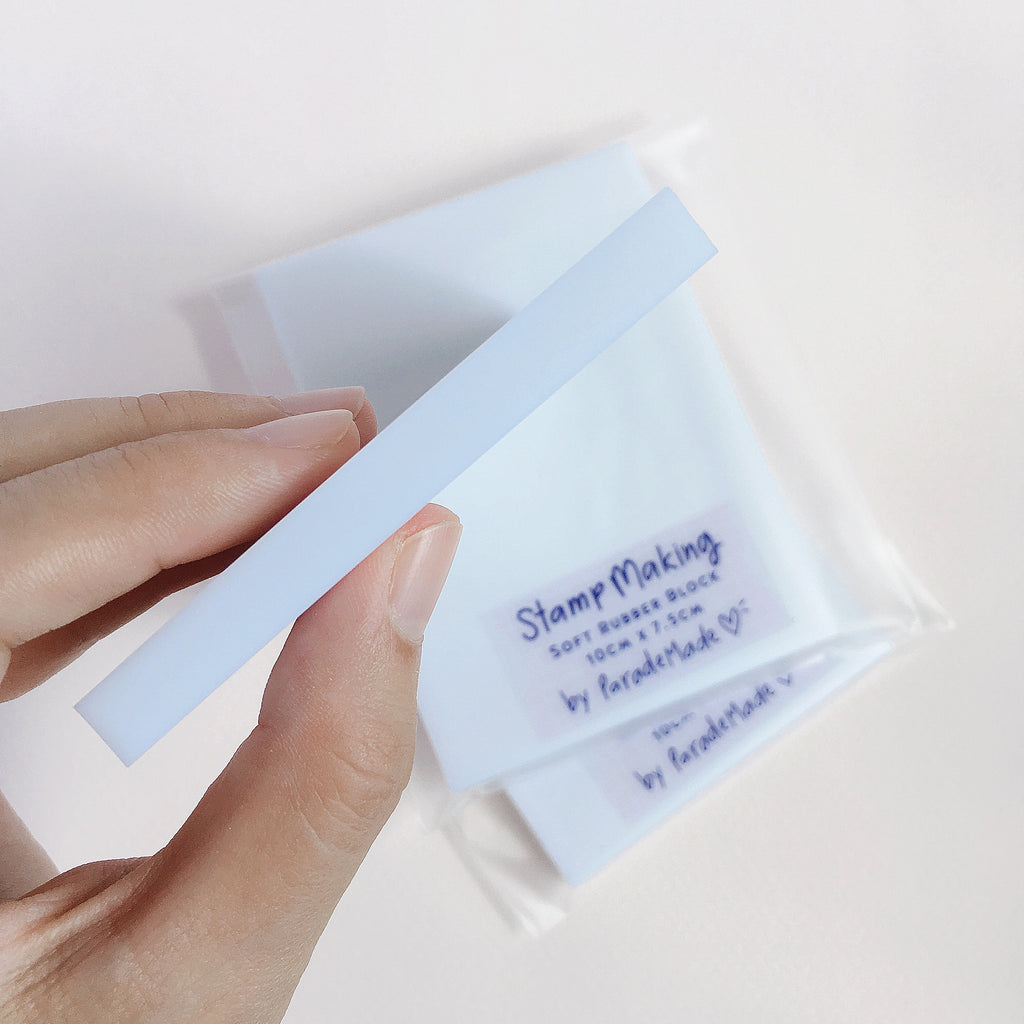 Soft Rubber Block for Stamp Carving *Now comes with tracing paper ...